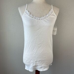 NWT JW White Tank Top Size M